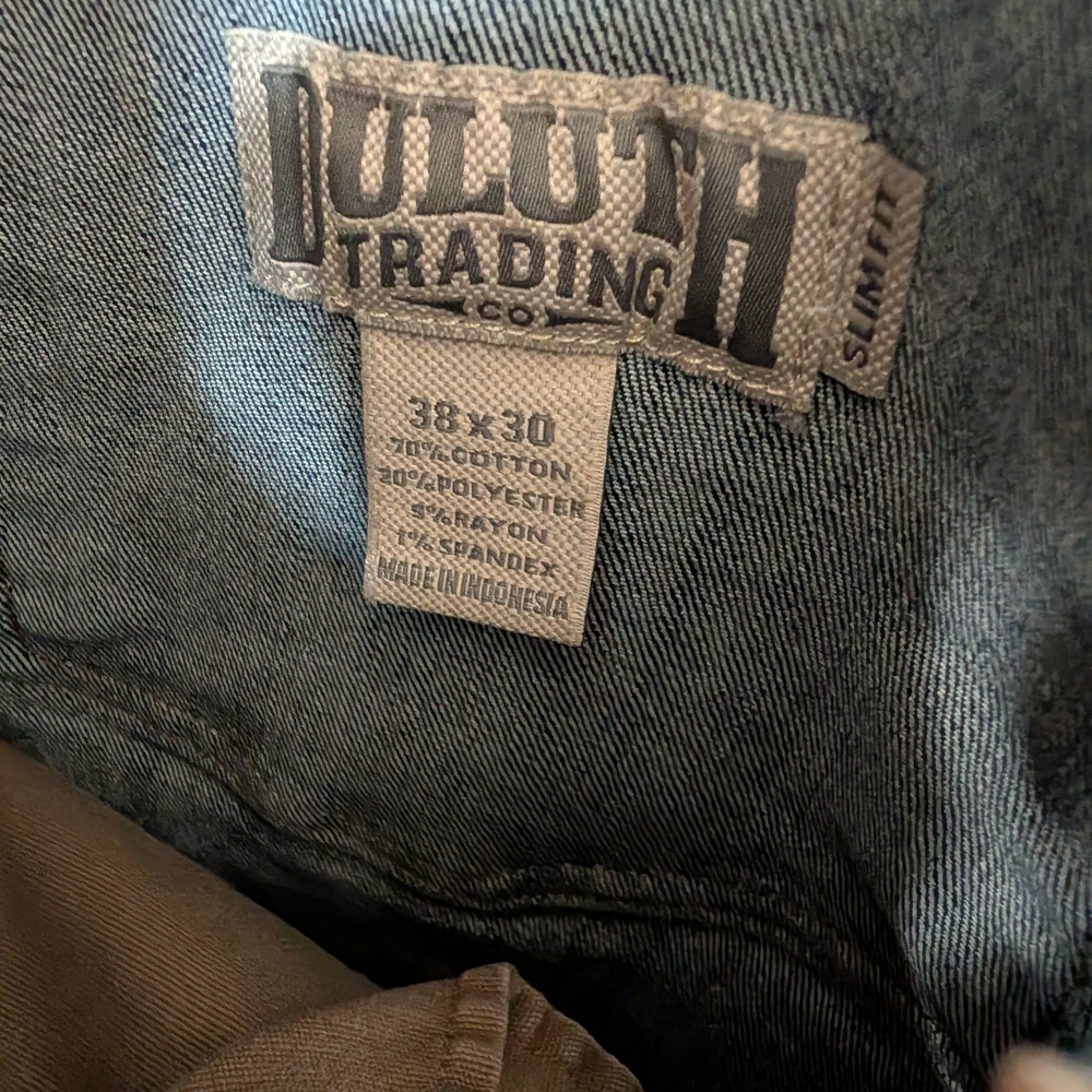 Duluth Trading Company Ballroom Double Flex Jeans Mens 38x30‎ Slim Fit - Picture 8 of 8